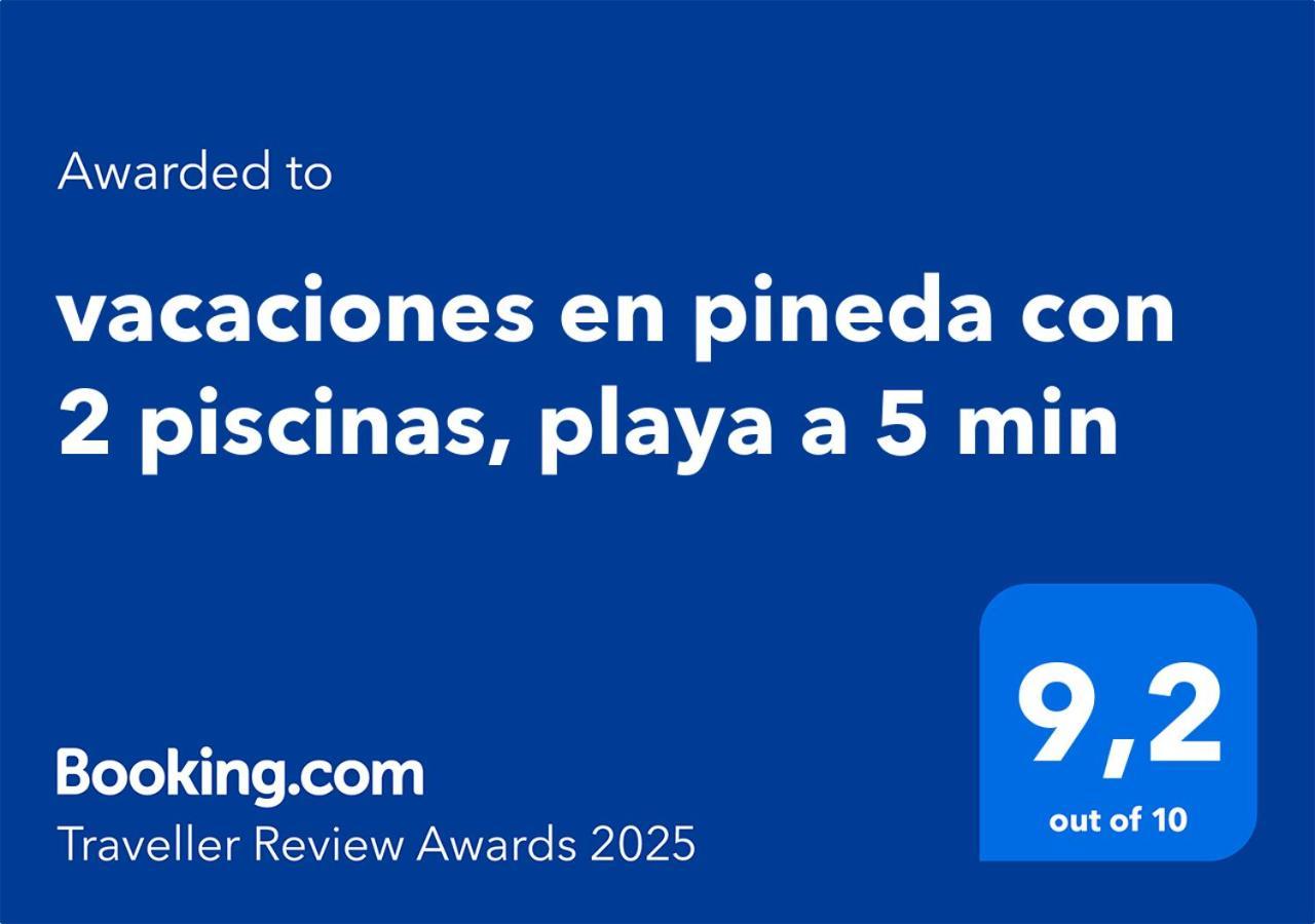 Ferienwohnung Vacaciones En Pineda Con 2 Piscinas, Playa A 5 Min La Pineda Exterior foto